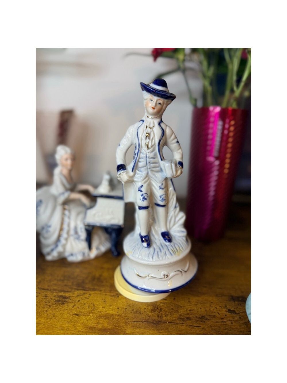 Vintage wind up musical Man woman piano boy girl baby 5 pieces 4 musical - Picture 16 of 16